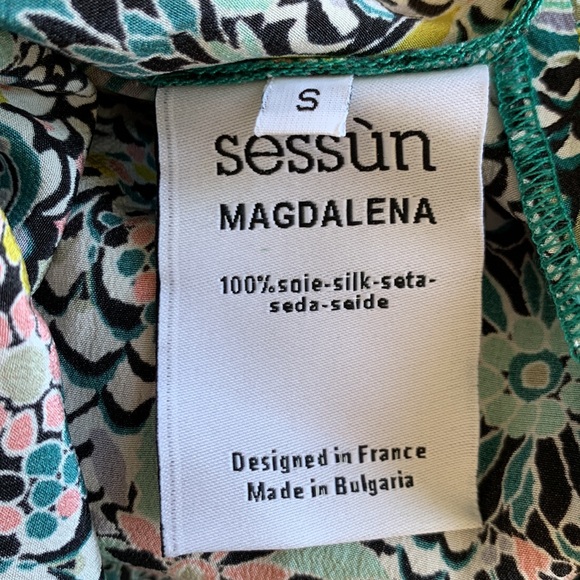 Sessun Magdalena Silk Dress S - Picture 3 of 7